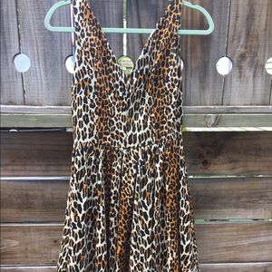 Fit n flare Trashy Diva cheetah print dress AS IS